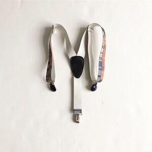 Boys clip on suspenders EUC maybe size 2-6Y